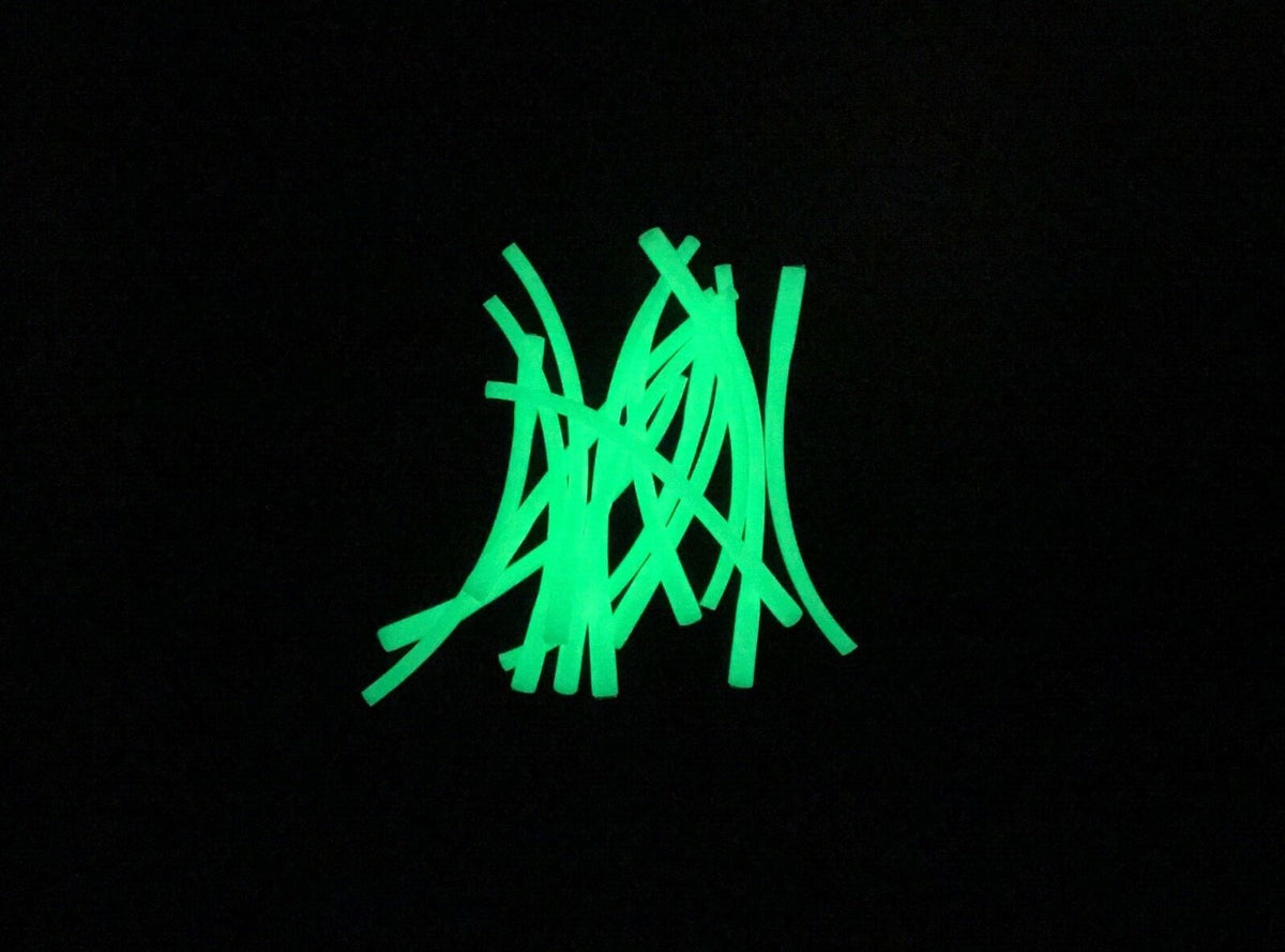 Glow Sleeve Crimp Protectors for Deep Drop Fishing - 3-1/2 Inch, 100 Pack