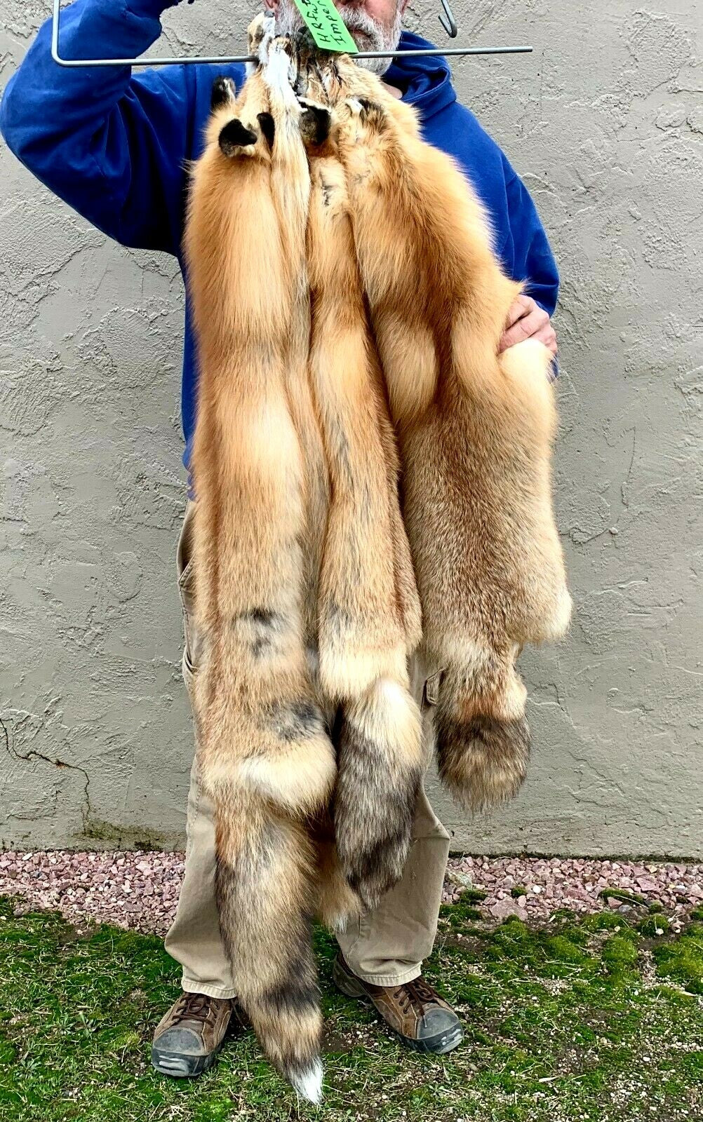 Heavy Red Fox Pelts for Crafts & Decor - Imperfect Grade, Western Region