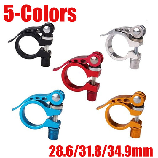 Bike Seatpost Clamp Aluminum Alloy Quick Release Bike Seat Collar