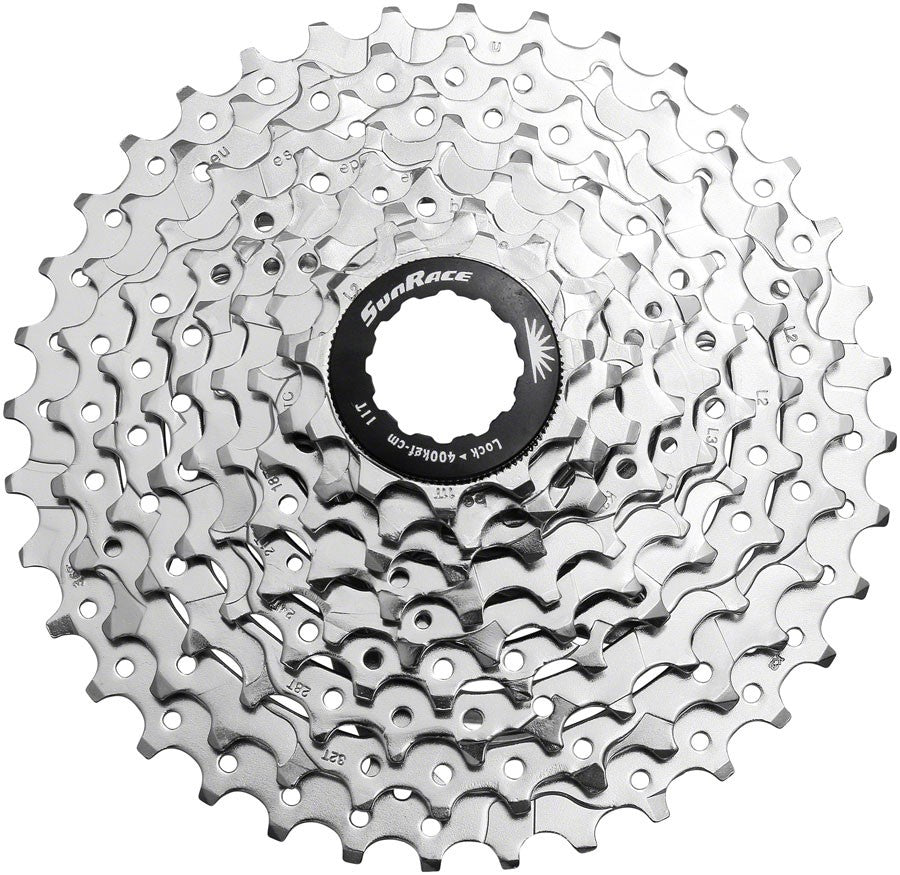 9-Speed Bicycle Cassette 11-36T Nickel for MTB Drivetrain