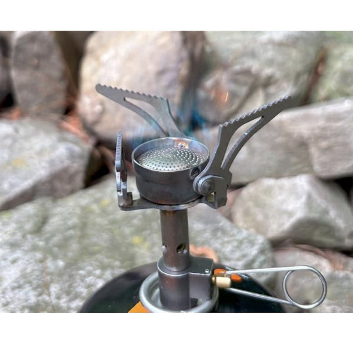 Titanium Ultralight Backpacking Gas Stove - Compact Camping Cooking Equipment