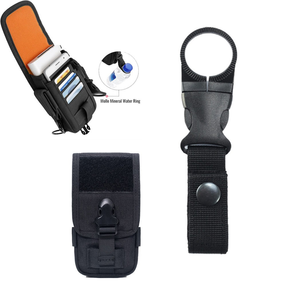 Tactical Molle Phone Pouch Waist Pack with Multi-Use Compartments