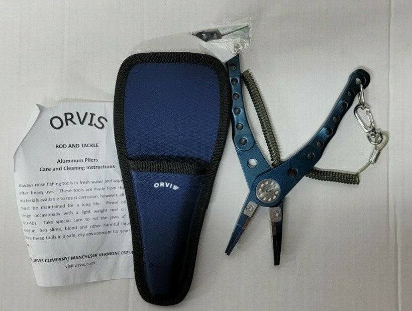 7.5-inch Aluminum Fishing Pliers - Corrosion-Resistant Saltwater Tackle Tool
