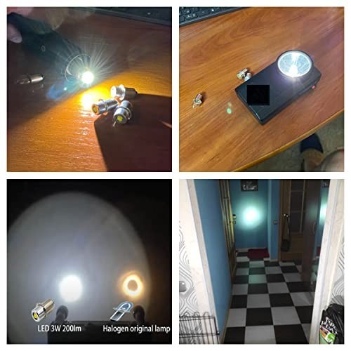 LED Conversion Kit for Maglite 2-4 Cell Flashlights 4-Pack Replacement Bulbs