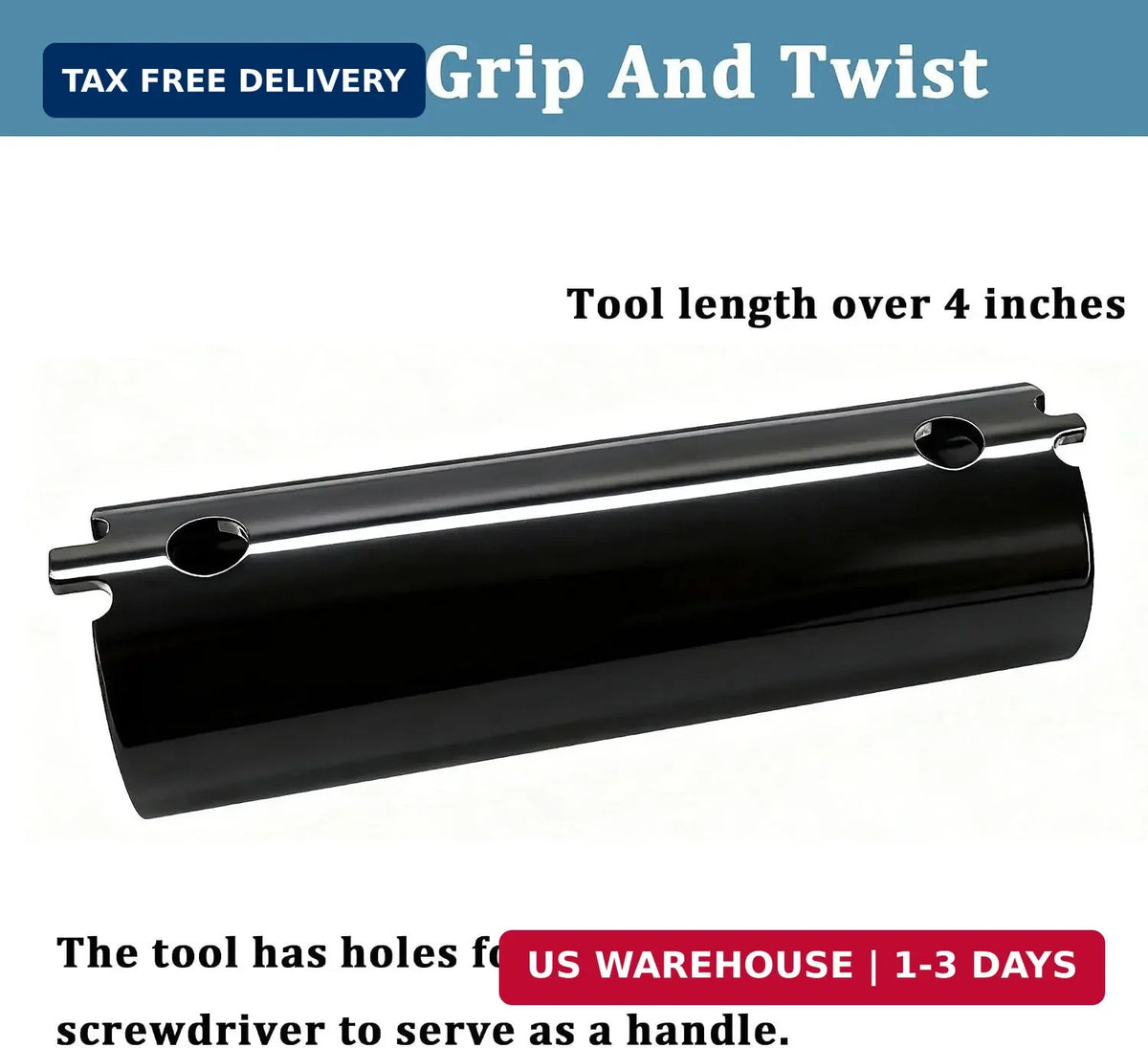Stainless Steel Forend Nut Installation and Removal Tool for Mossberg 500/590 & Remington 870