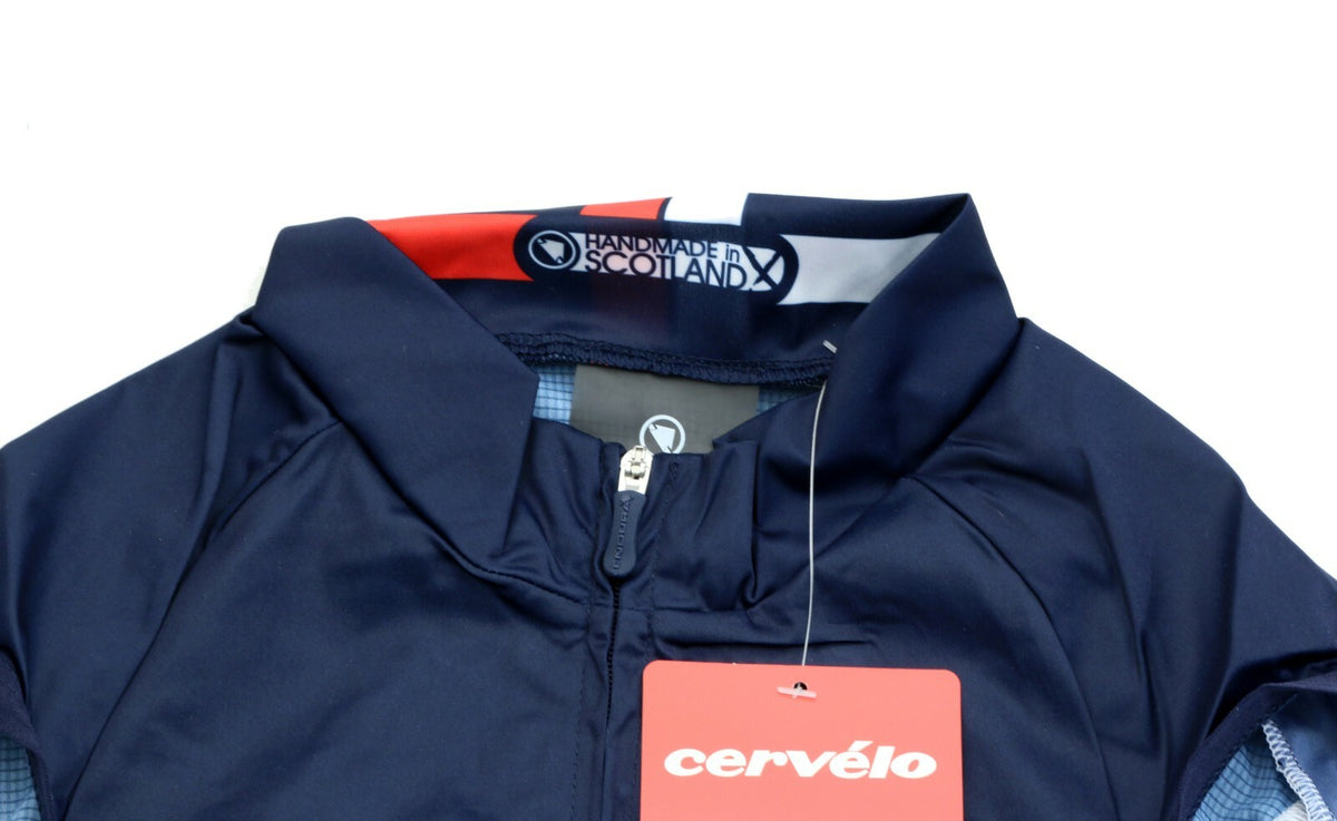 Women's Cycling Gilet Vest - Lightweight Windproof Sports Top, Navy Medium