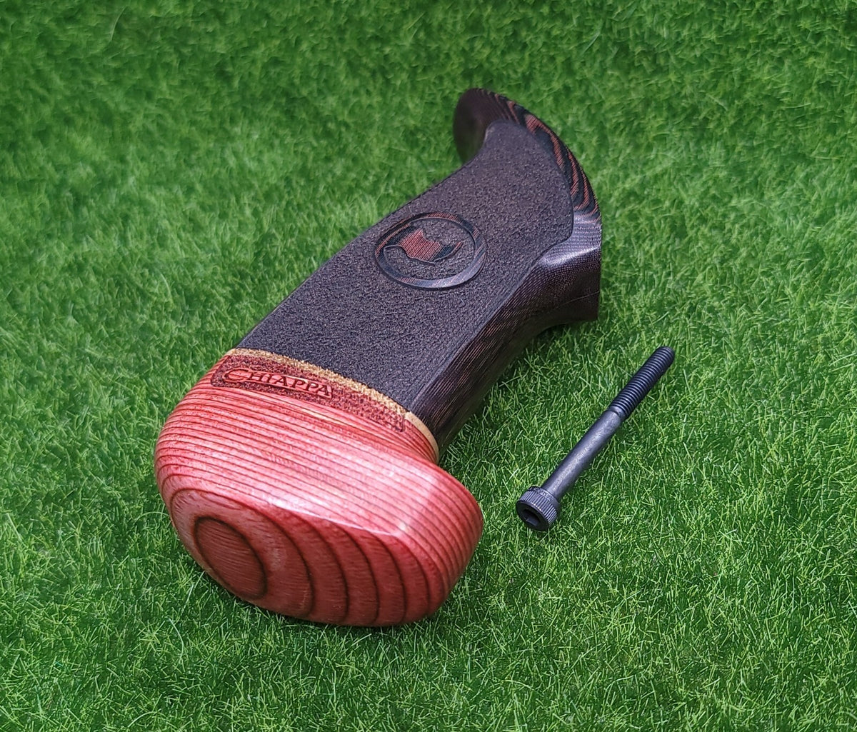 Pistol Grip for Chiappa Rhino Revolver Walnut Wood Micarta with Rosewood