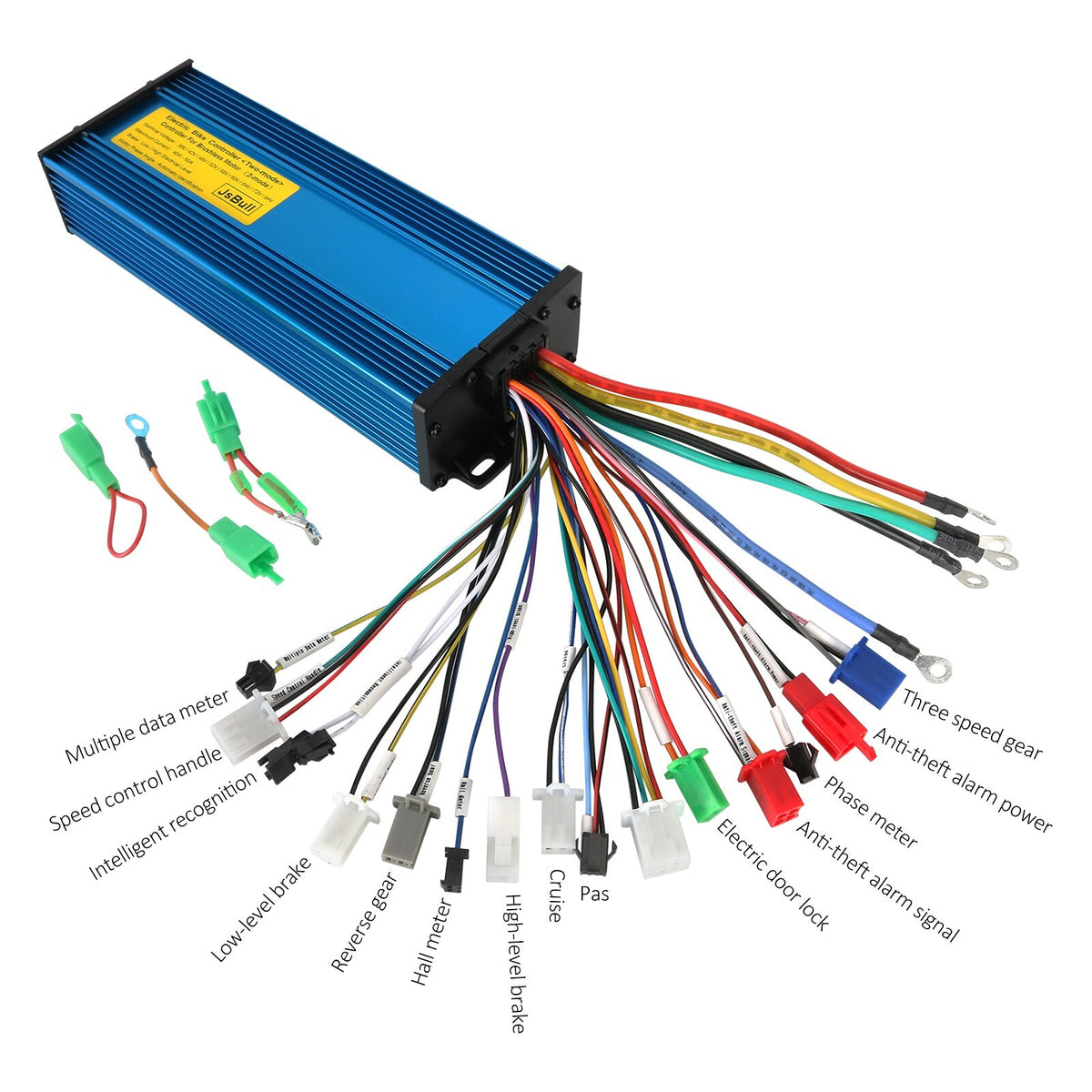 Electric Bike ATV Scooter Brushless Controller Kit 36V-84V 1000W-2200W