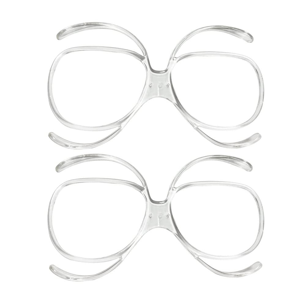 2 Pieces Ski Goggle Prescription Insert Frame Universal Flexible Adapter