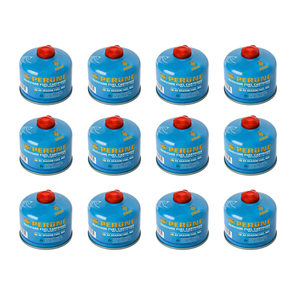 Portable Camping Isobutane Gas Canister 100g-230g All-Season Fuel for Stoves