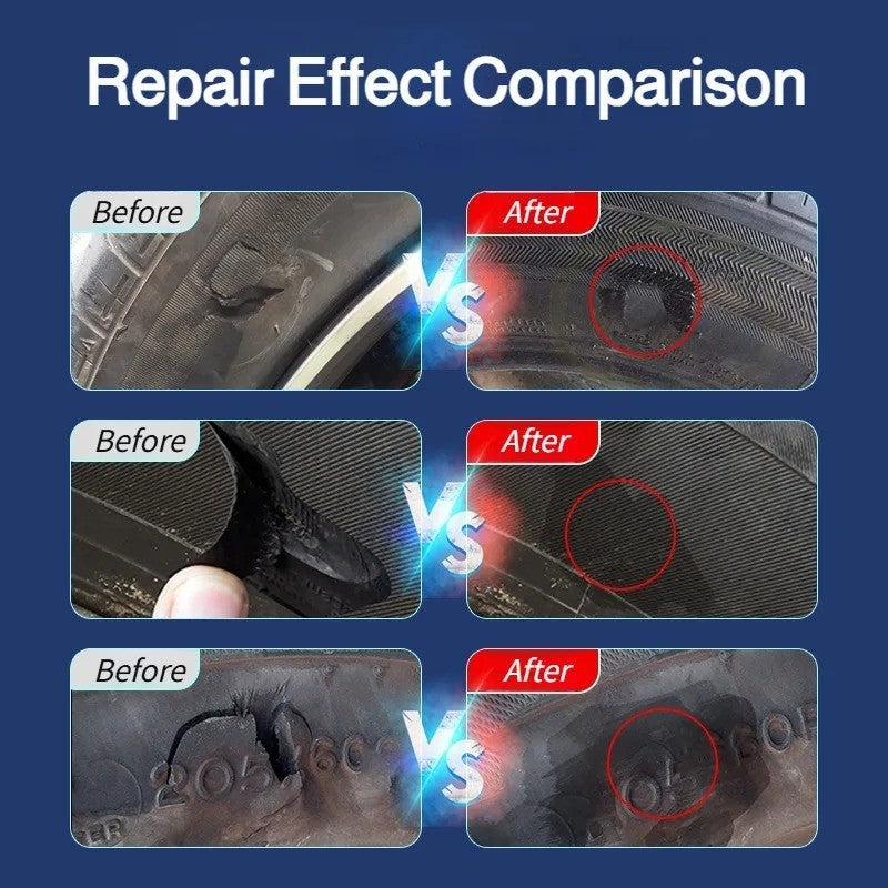 50ml Tire Patch Plug Repair Glue Waterproof Rubber Sealant for Tire Leak Fix