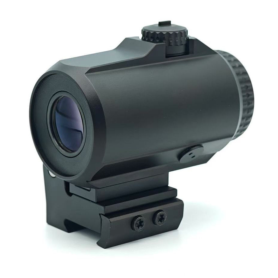 3X Tactical Magnifier Sight for Red Dot Optics Flip-to-Side Mount