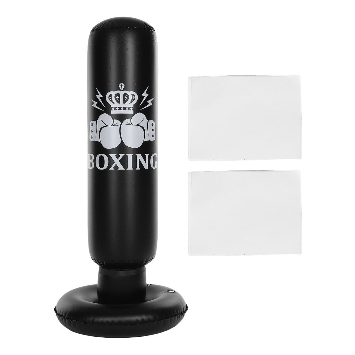 Inflatable Boxing Bag 63 Inch Punching Dummy for Martial Arts Training