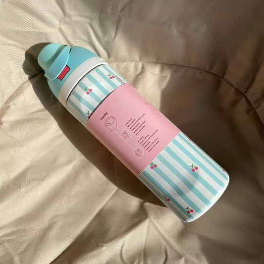 Insulated Stainless Steel Water Bottle with Leak-Proof Lid - 24oz