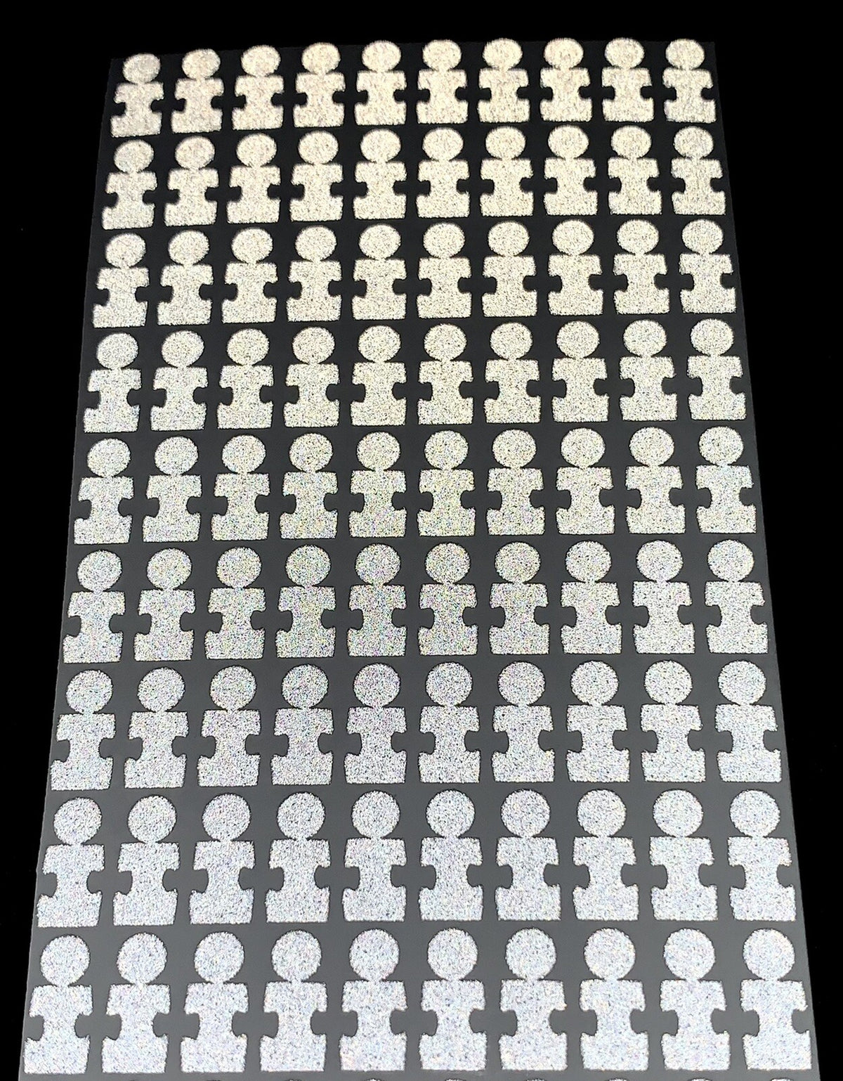 Reflective Autism Awareness Dots Pack for Golf Launch Monitors - Fundraiser