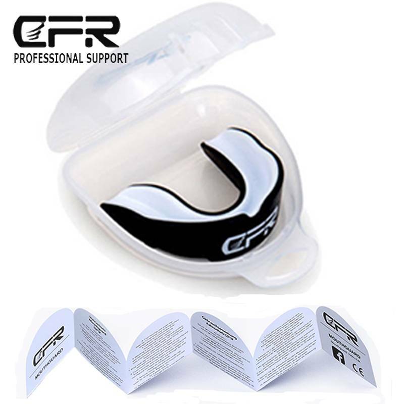 Boxing Mouth Guard Teeth Protector Gum Shield Impact Mouthpiece with Case