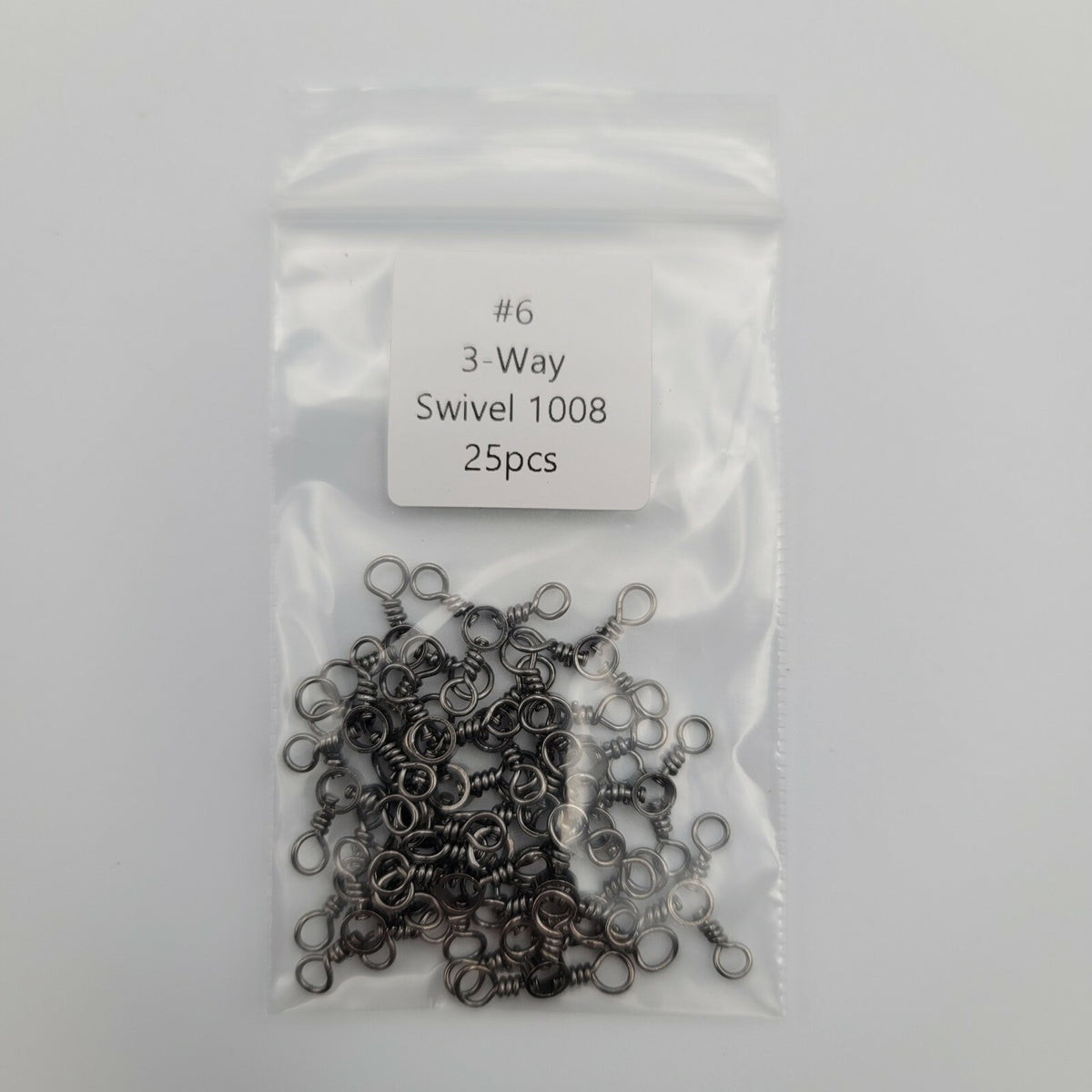 Stainless Steel Three Way Swivels Pack of 25 - Fishing Tackle Hardware
