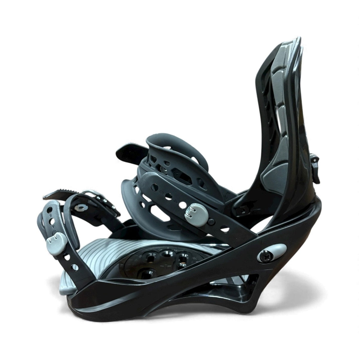 Men's Snowboard Bindings with Single-Finger Release - All-Mountain Comfort