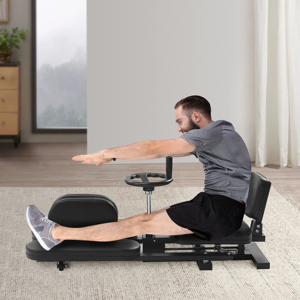 Adjustable Leg Stretching Equipment for Home Fitness 180° Flexibility Trainer