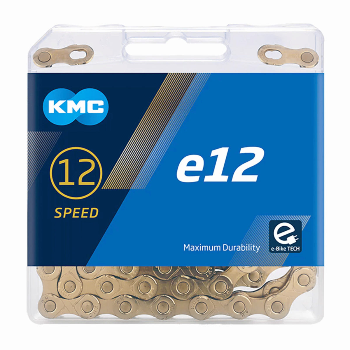 12-Speed Bicycle Chain - Gold, Extra Torque Resistant, 136 Links