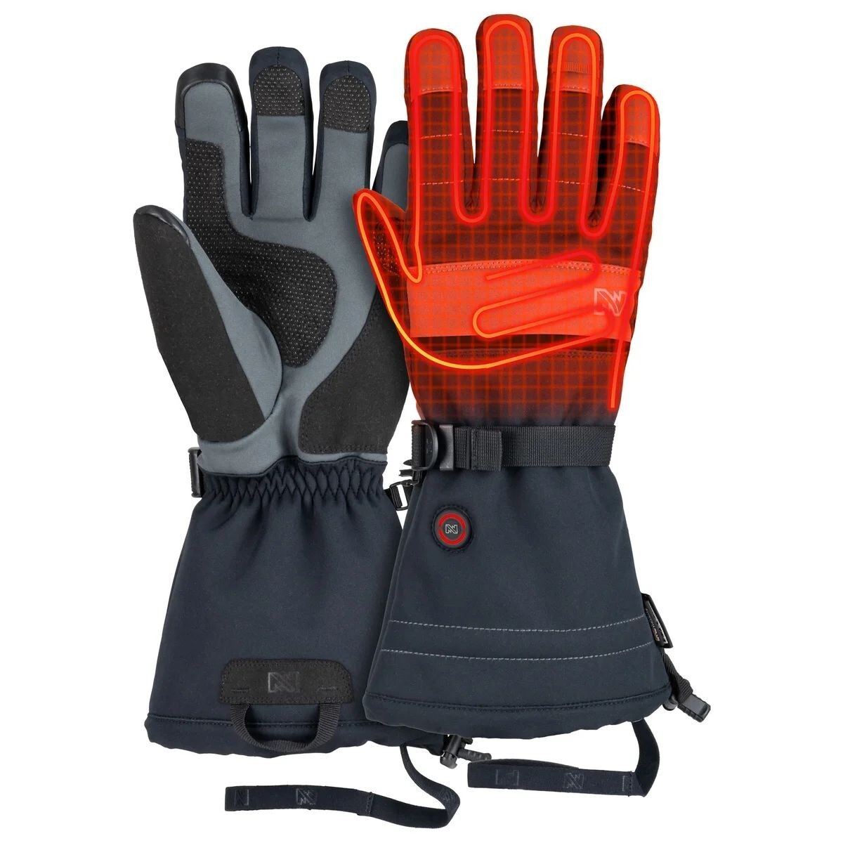 Battery Operated Heated Gloves Touchscreen Compatible XX Large for Cold Weather