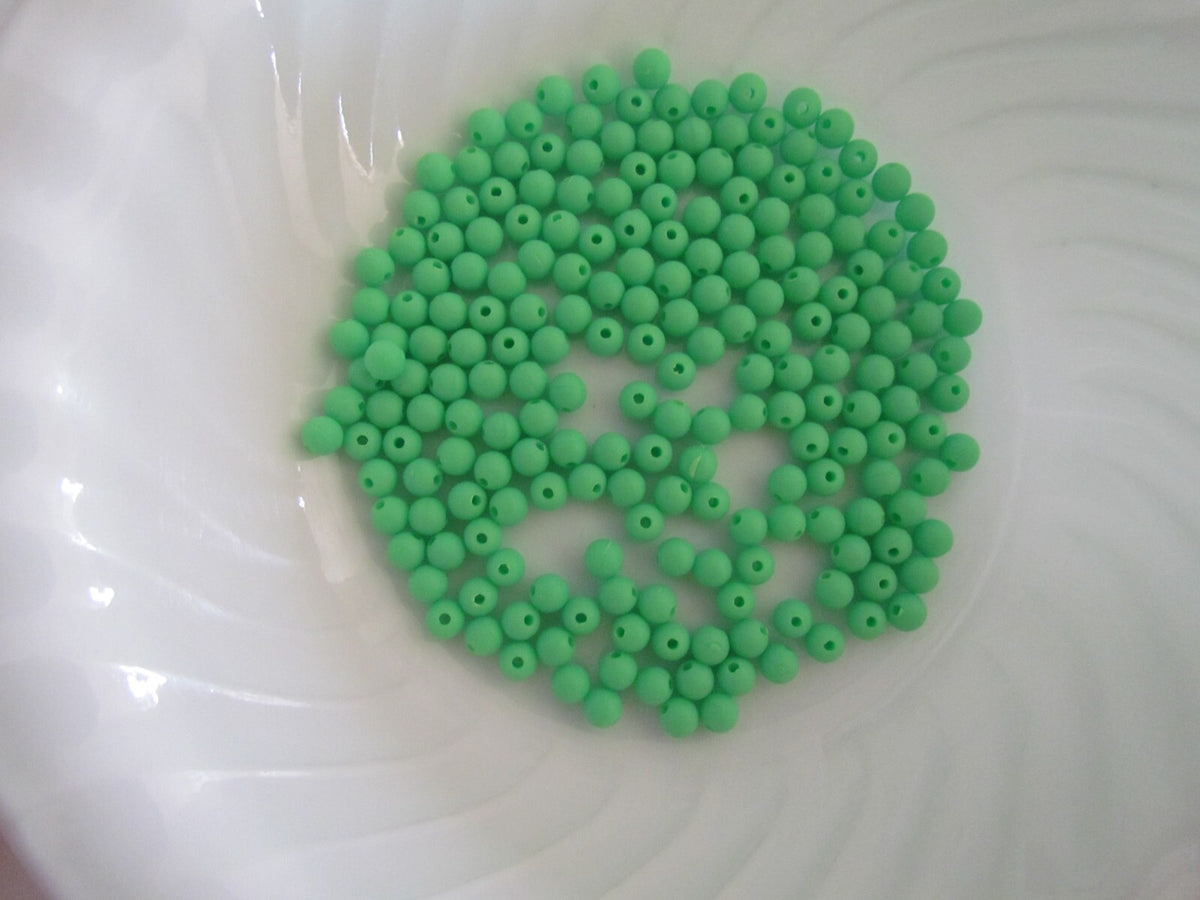 200 Count 6mm Round Pearl Beads for Fishing Spinners - Multiple Colors