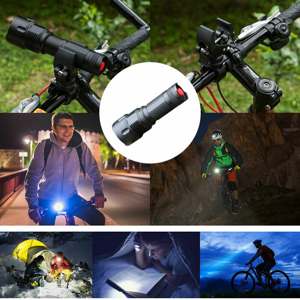 High Power Adjustable Focus LED Flashlight Torch 26650 3 Modes Waterproof