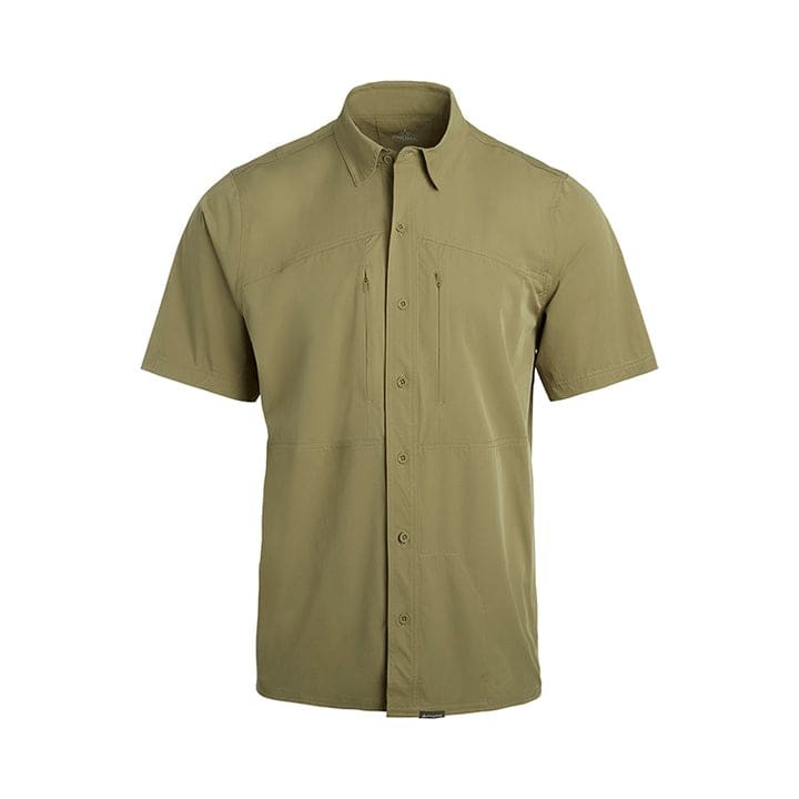 Pnuma Outdoors Short Sleeve Shooting Shirt - Dark Herb UPF 30+