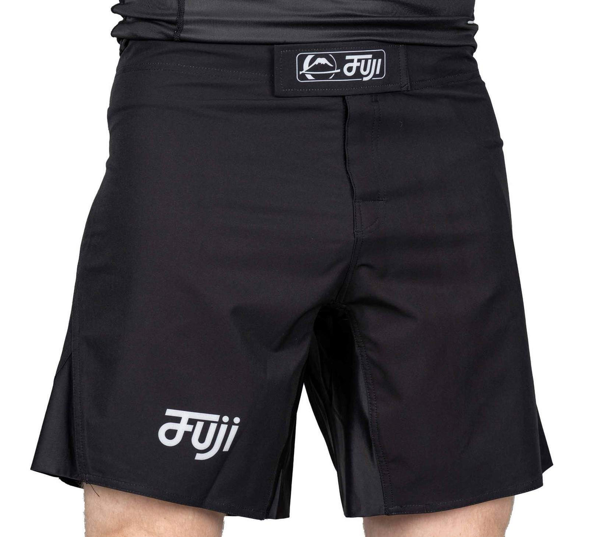 Grappling Fight Board Shorts for MMA BJJ No Gi Competition - Black