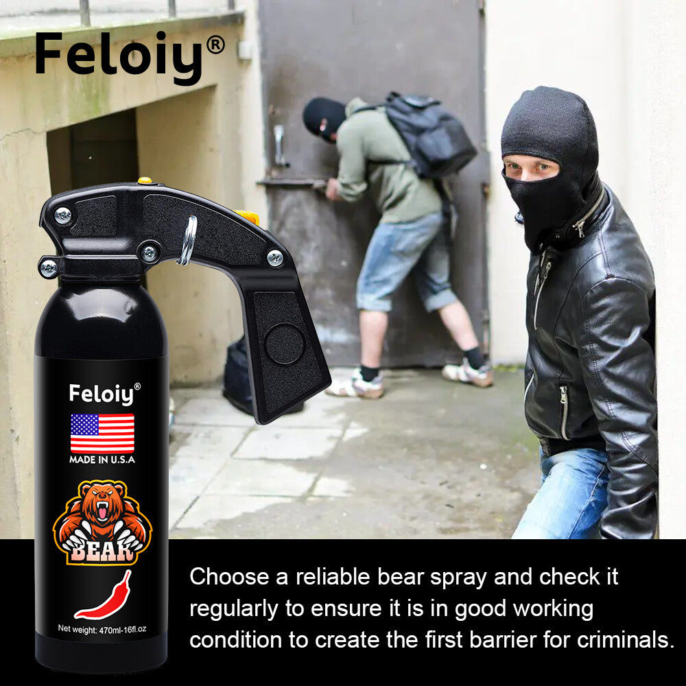 Bear Repellent Spray 16oz with Holster - Effective Wildlife Deterrent