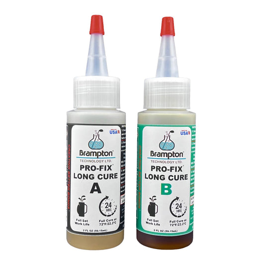 Long Cure Golf Club Shafting Epoxy - 2 x 2 oz. Bottles, 4 oz. Total