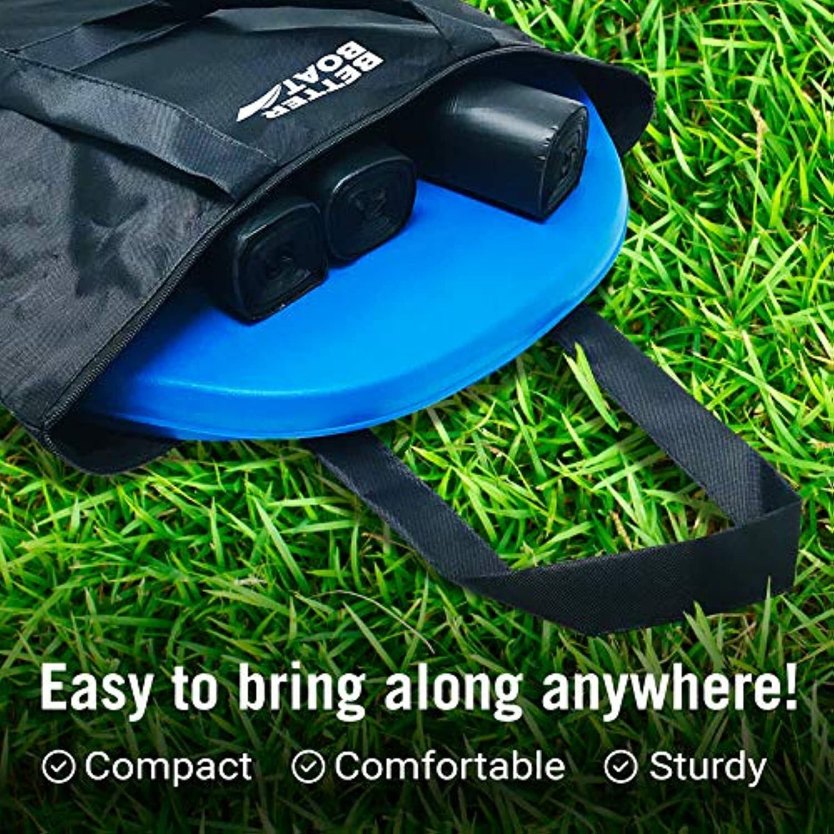 Portable Camping Toilet Seat Set for 5 Gallon Buckets with Lid and Carry Case