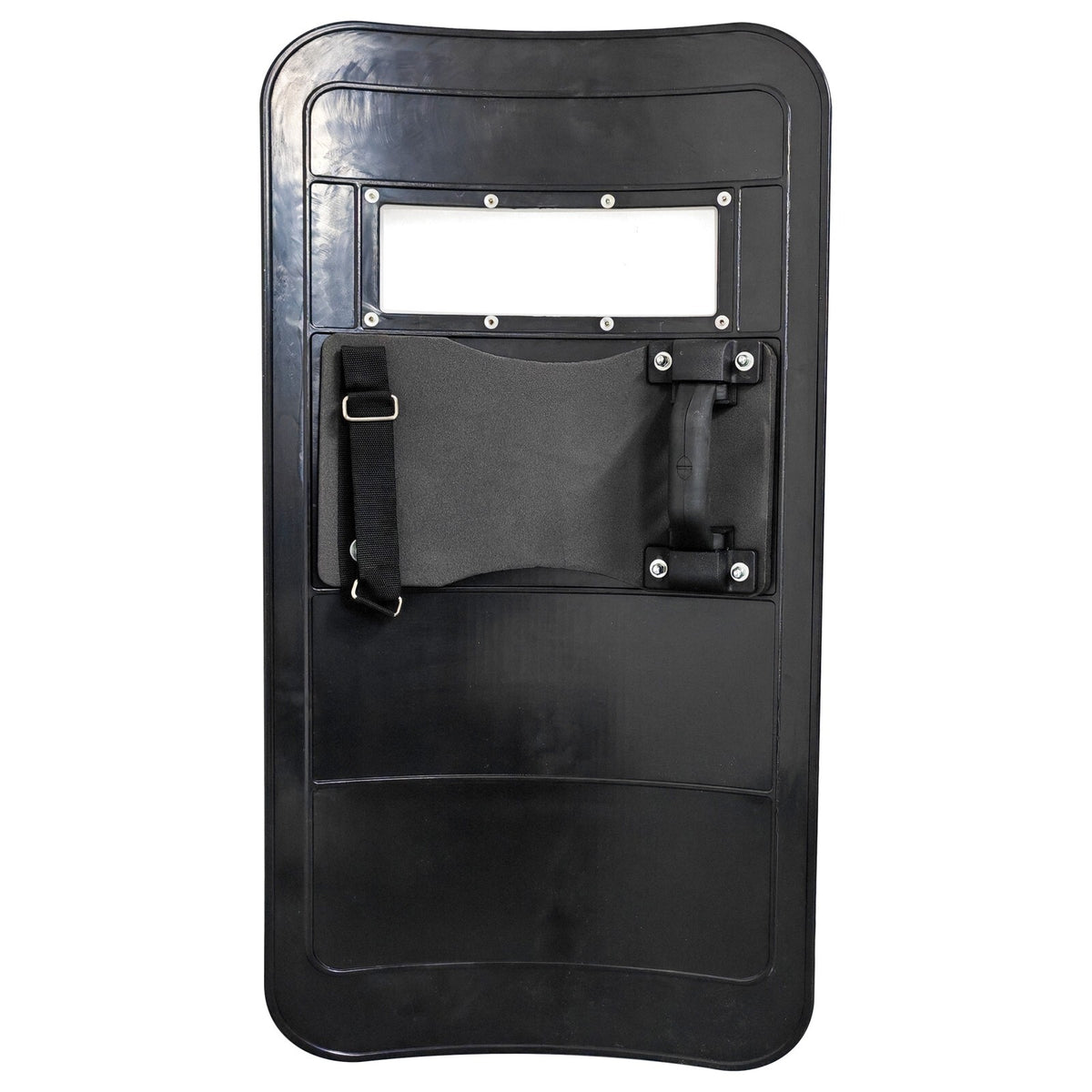 Impact-Resistant Transparent Riot Shield 500x900mm Lightweight Hand-Held PC