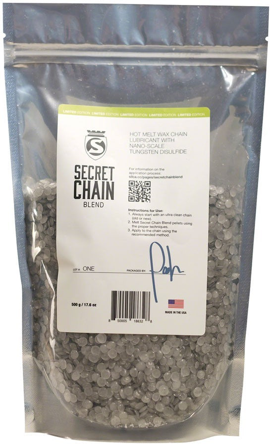 Silca Secret Chain Wax Lubricant - 500g for Bicycle Chain Protection & Longevity