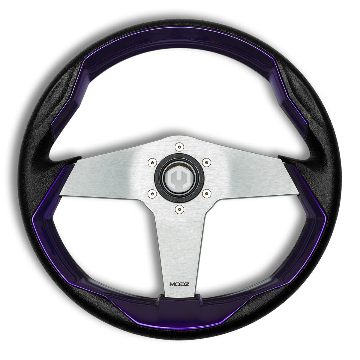 Golf Cart Steering Wheel Kit with Adapter - Custom Colors for Club Car, EZGO, Yamaha