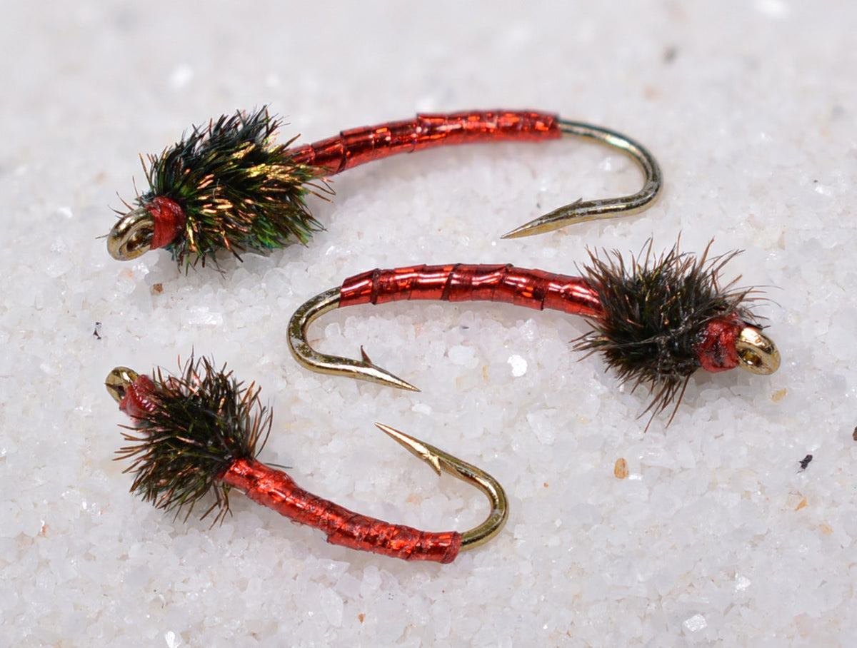Disco Midge Nymph Fly Set - Assorted Sizes for Fly Fishing