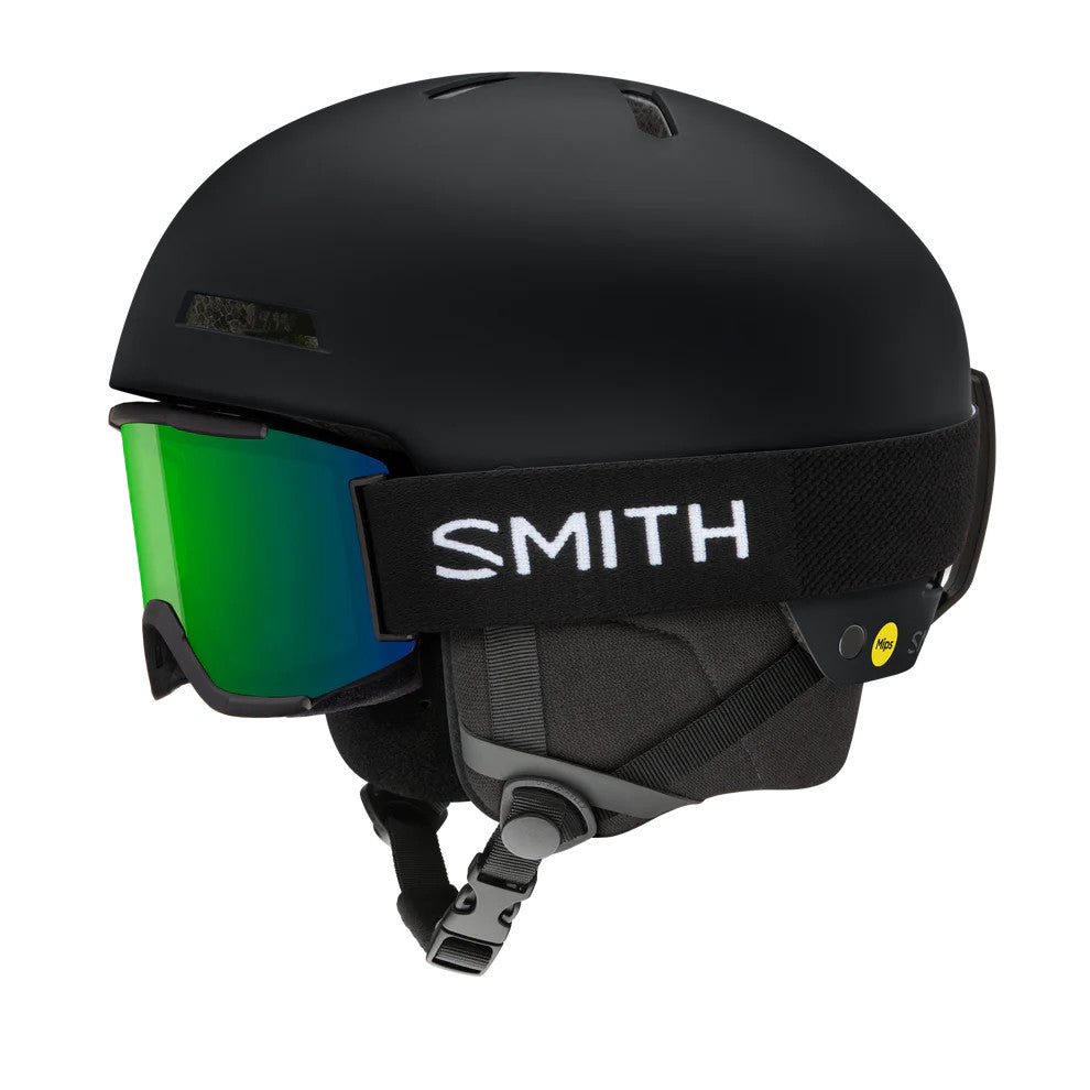 Adult Snow Helmet with MIPS Impact Protection - Matte Black, Medium