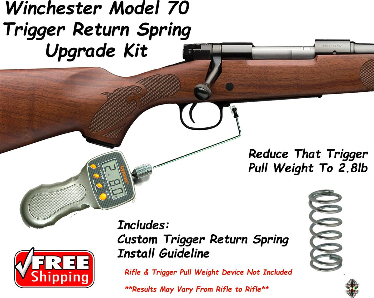 Winchester Model 70 Trigger Pull Reduction Kit - Spring & Return Spring Set