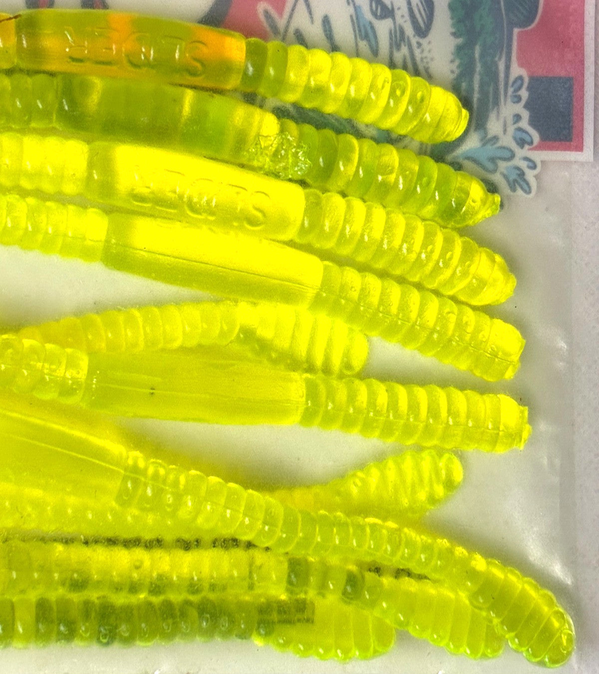 Fishing Bait Set - Charlie Brewer Slider Worms and Grubs, 40 Total
