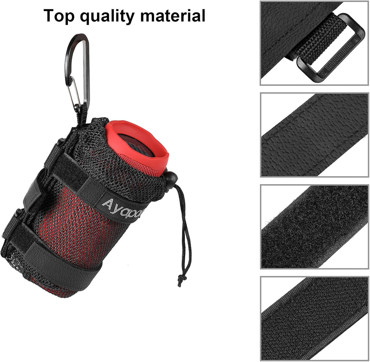 Golf Cart Speaker Mount Holder with Straps for Portable Sound Bars