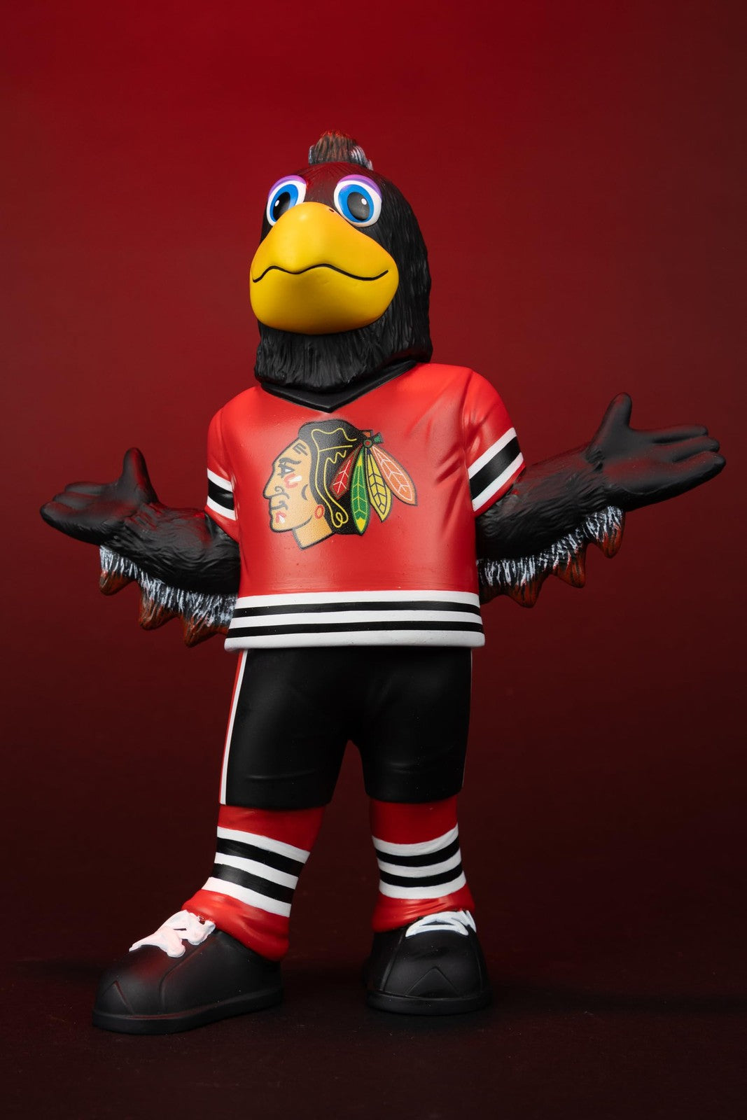 NHL 8in Mascot Figure - McFarlane SportsPicks Tommy Hawk Chicago Blackhawks
