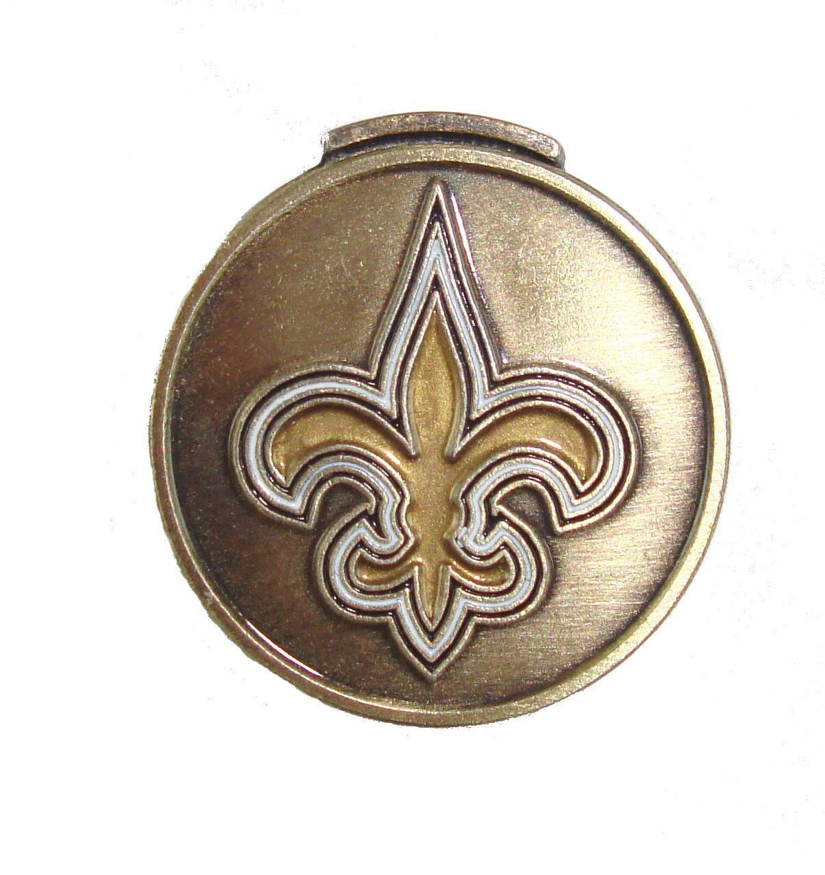 New Orleans Saints Golf Hat Clip with Magnetic Ball Marker - Fan Accessory