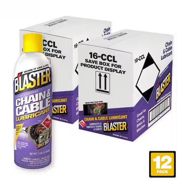 Bike Chain and Cable Lubricant 11 oz Case of 12 - High-Performance Cycling Maintenance