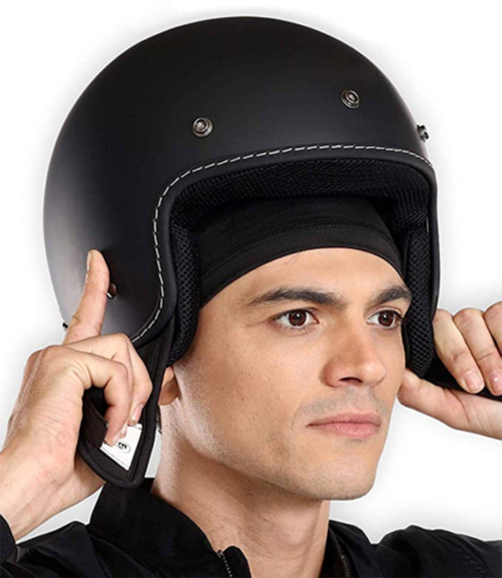 Cooling Skull Cap Helmet Liner Sweat-Wicking Motorcycle & Sports Under Hard Hat