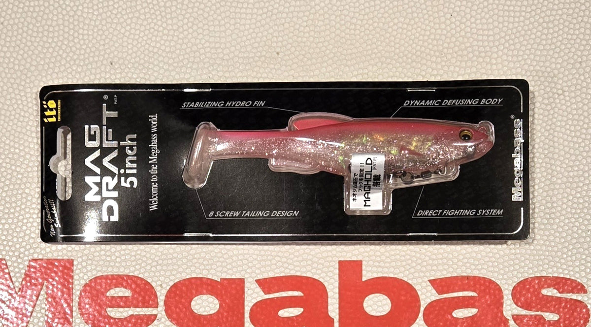 Megabass 5" MAG DRAFT Limited 2025 Lucky Bag Pink Shiner Lure NC