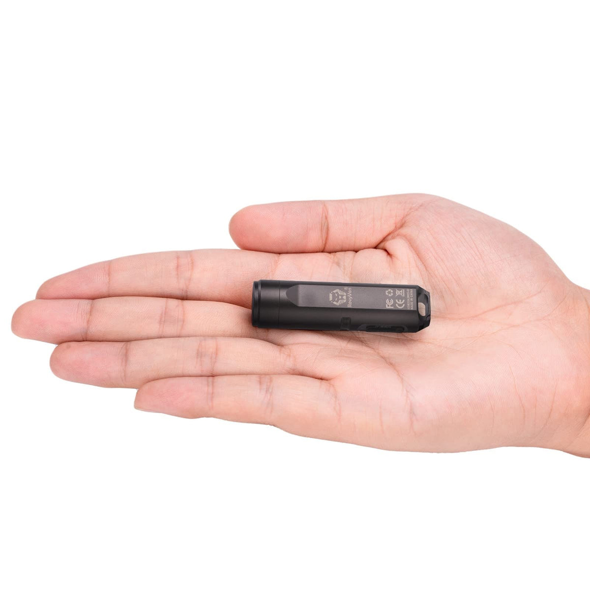 Magnetic Keychain Flashlight 650 Lumens USB-C Rechargeable Water-Resistant