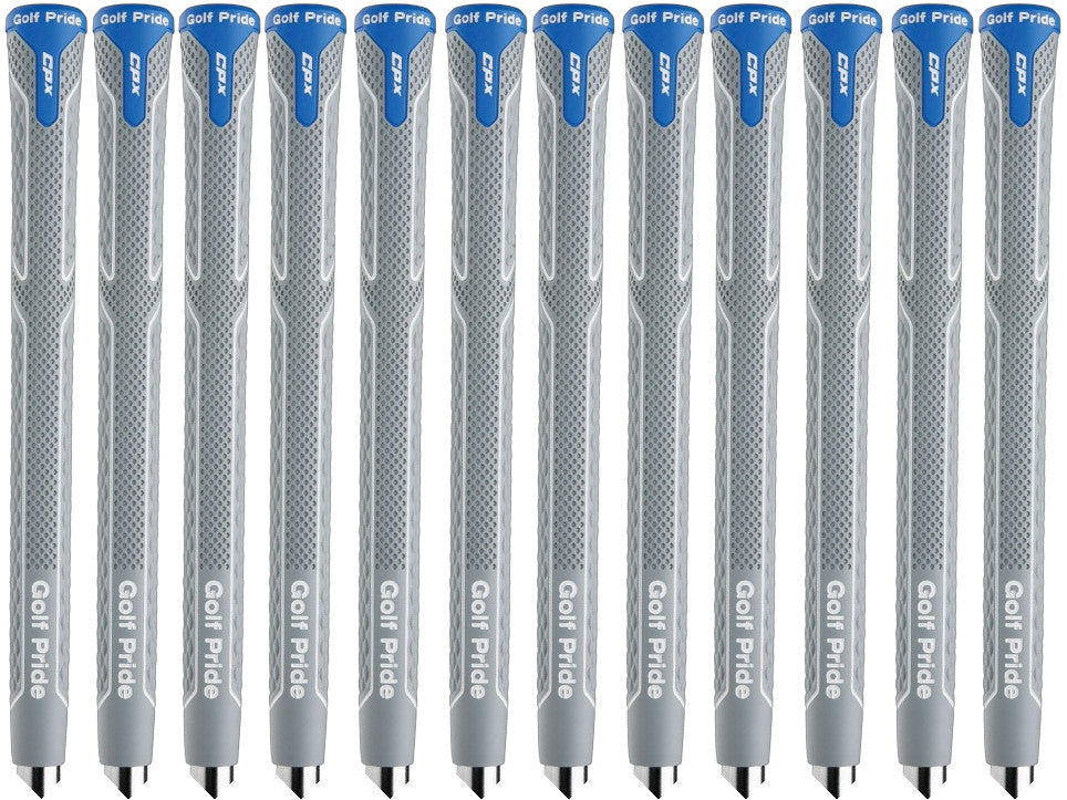Golf Pride CPX Golf Club Grips Midsize Jumbo & Undersize Blue Gray