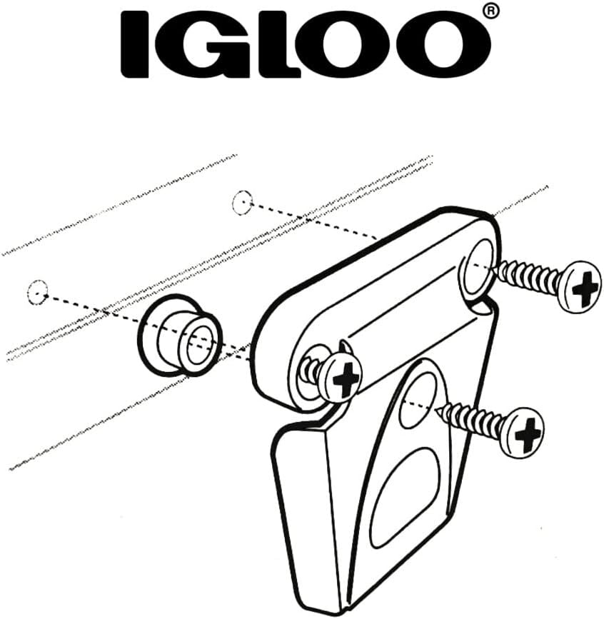 Igloo Cooler Replacement Latch Set for 50-165 Qt Coolers - Genuine Parts