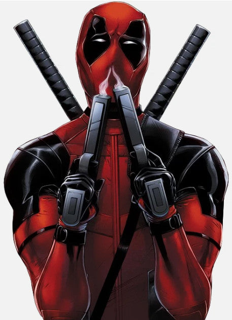 Deadpool Logo Comic Sticker Decal - 3 Inch Vinyl Waterproof Decal
