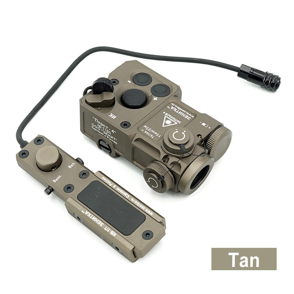 Green Laser Dot Sight & IR Laser Flashlight for Rails